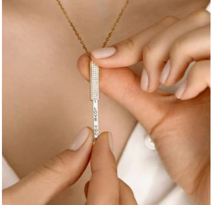 I Love You -Hidden Message Necklace