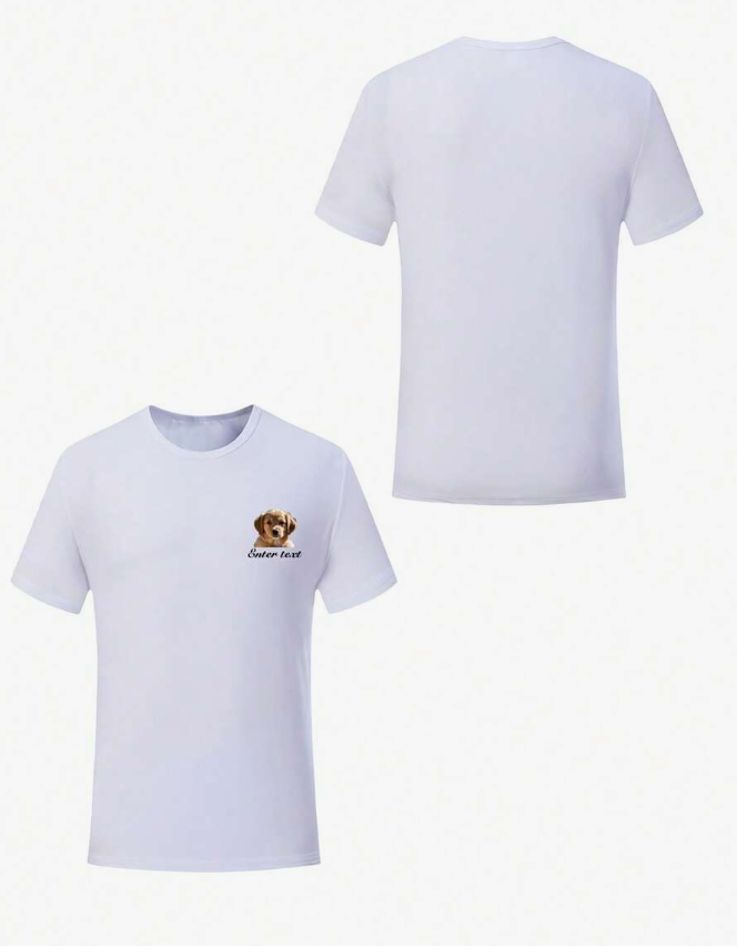 Customized T-shirt with text and design
