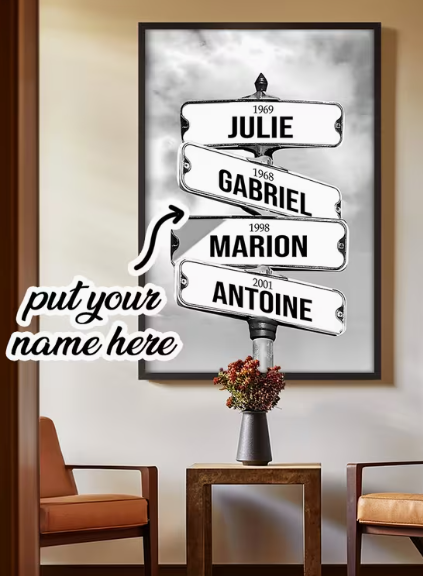 Personalized Vintage Frame