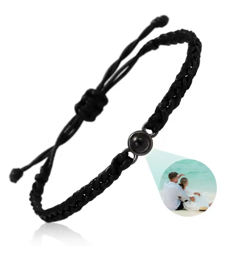 Rope Photo Bracelet