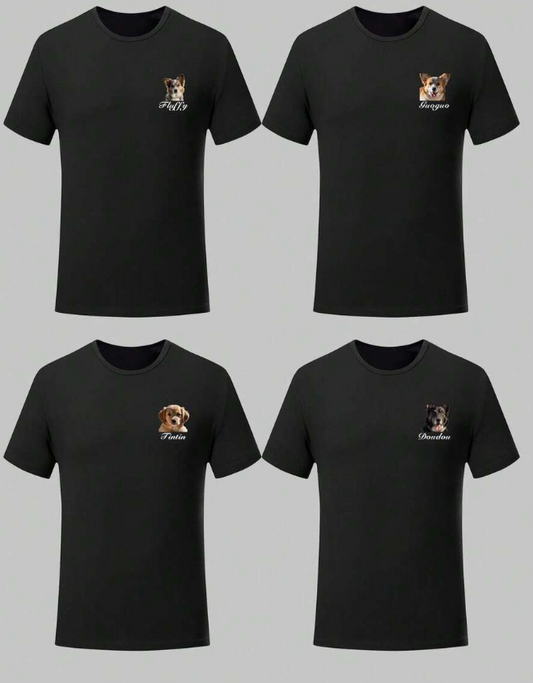 Customized T-shirt with text and design